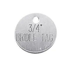 3/4'' Round Bridle & Accessory Tag