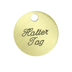 1'' Round Halter Tag