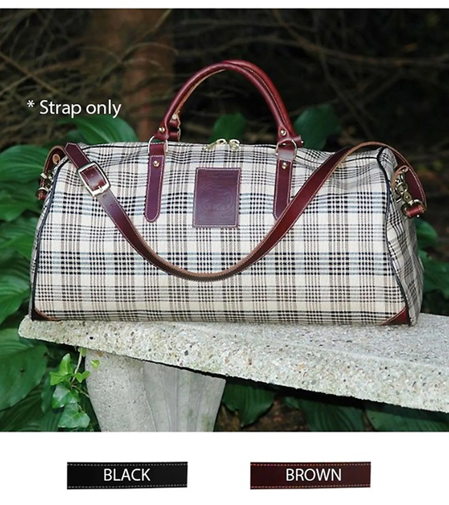 5/A Baker® Adjustable Leather Shoulder Strap for 5/A Baker® Duffle Bag