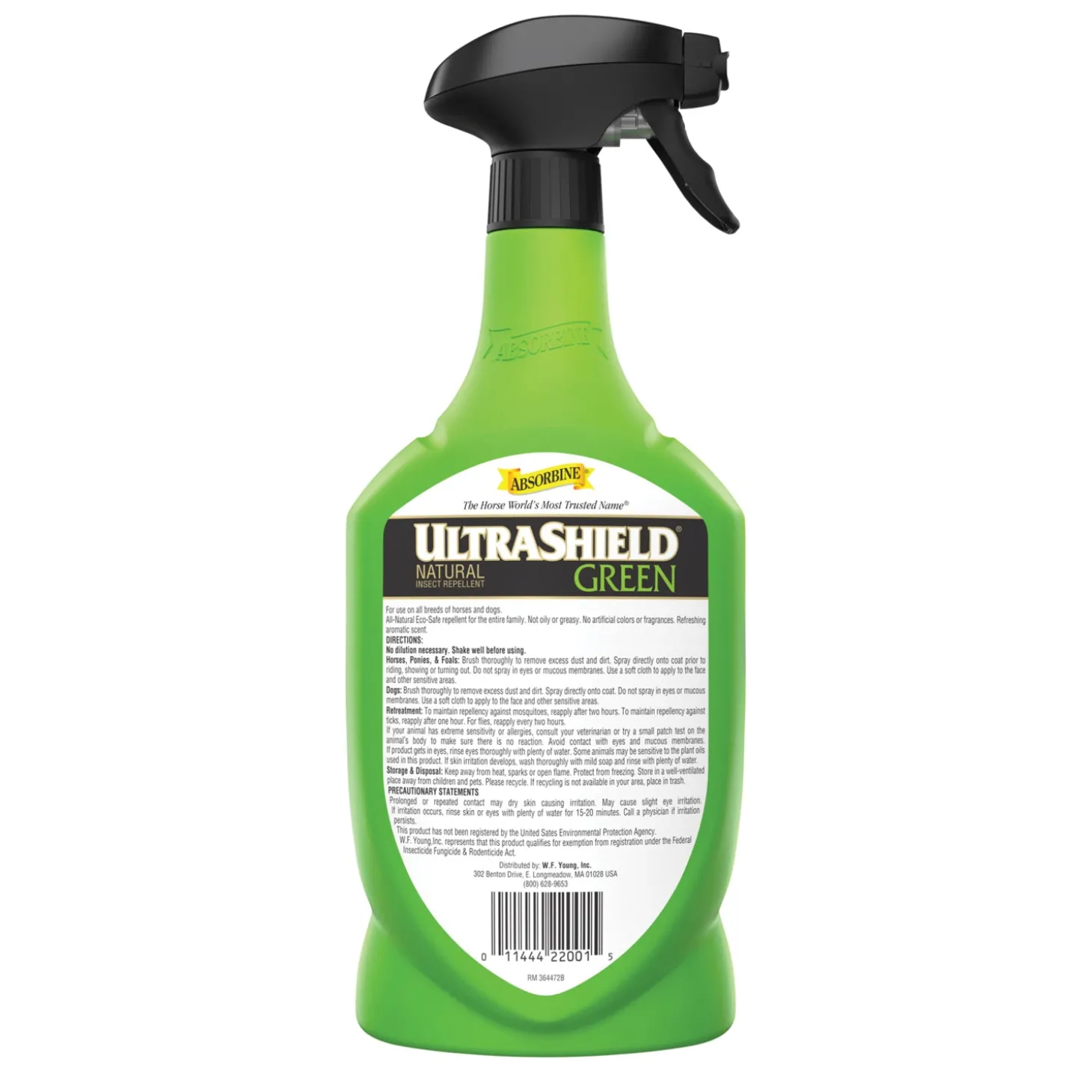 Absorbine® UltraShield® Green Natural Fly Repellent - Quart