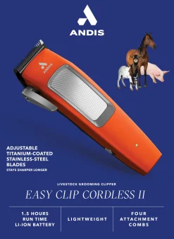 Andis® Easy Clip Cord/Cordless II Clipper