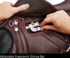 Bates Advanta Monoflap Eventing Saddle