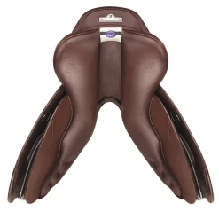 Bates Caprilli Close Contact+ Saddle with Extended Flap and Luxe Leather