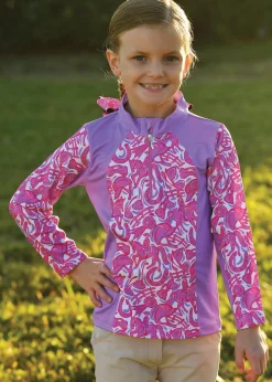 Belle & Bow Equestrian Girls’ Pullover Long-Sleeve Shirt