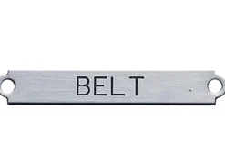 Belt Nameplate
