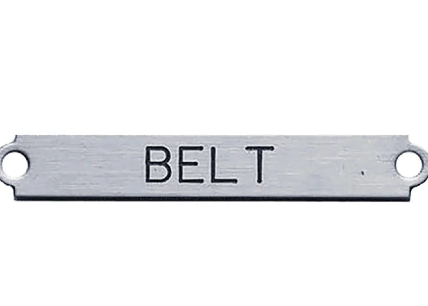 Belt Nameplate