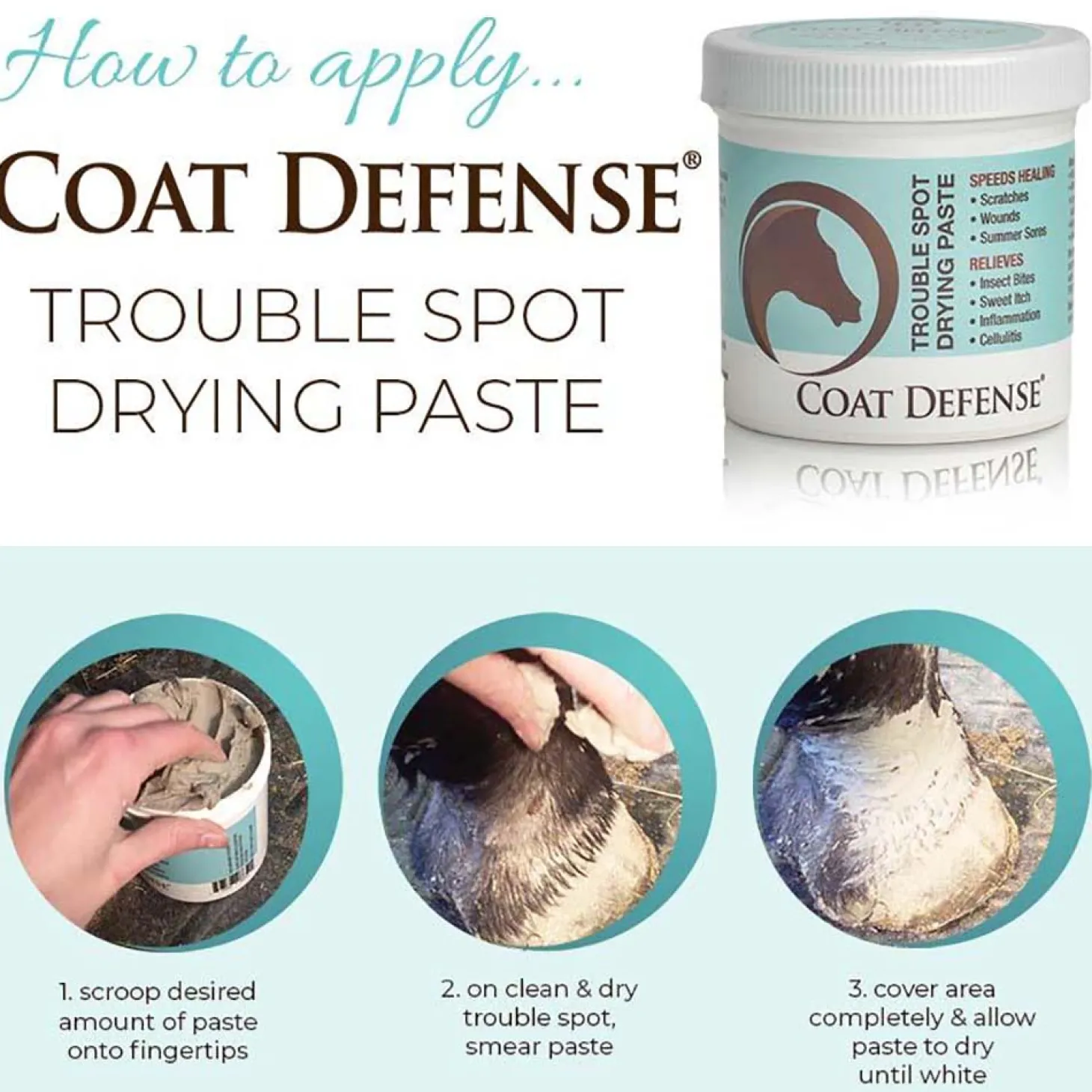 Coat Defense® Trouble Spot Drying Paste