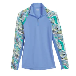 CoolBlast® 100 Ladies’ LaBelle Print Long Sleeve Shirt