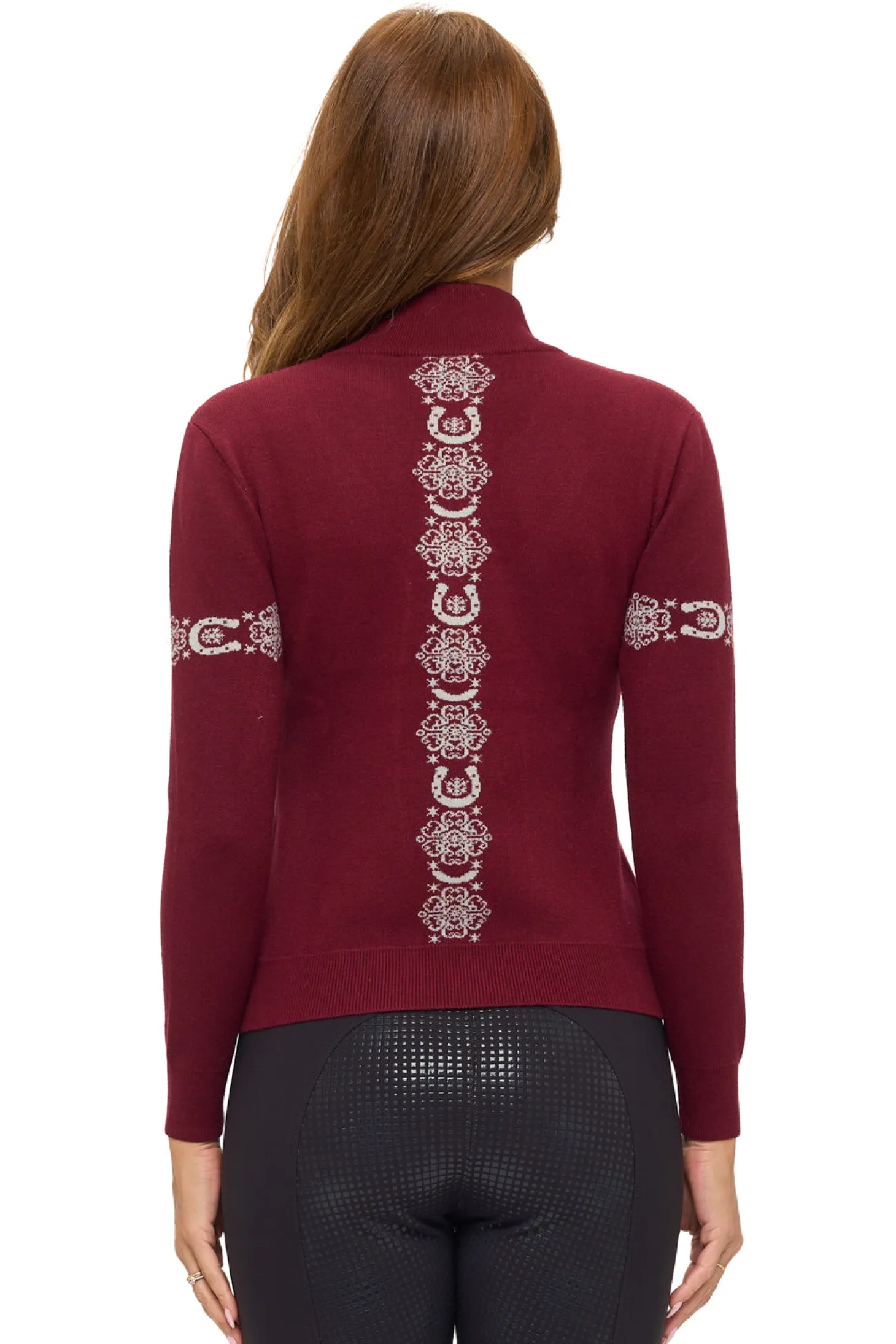 Dancing Equestrian Ladies’ "Snowflake" Sweater