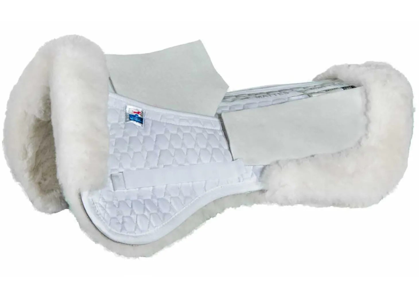 E.A. Mattes Dressage Correction Half Pad with Rear Trim & Pockets for Shims
