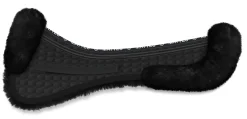 E.A. Mattes Platinum EWWA Sheepskin Dressage Correction Half Pad with Rear Trim