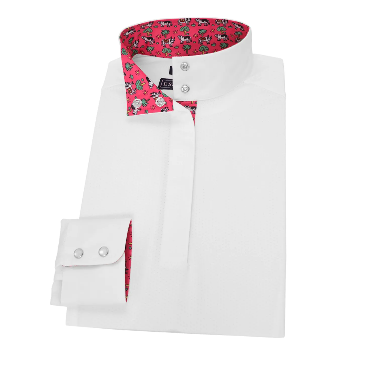 Essex Classics Ladies’ Talent Yarn® Straight Collar Long Sleeve Show Shirt