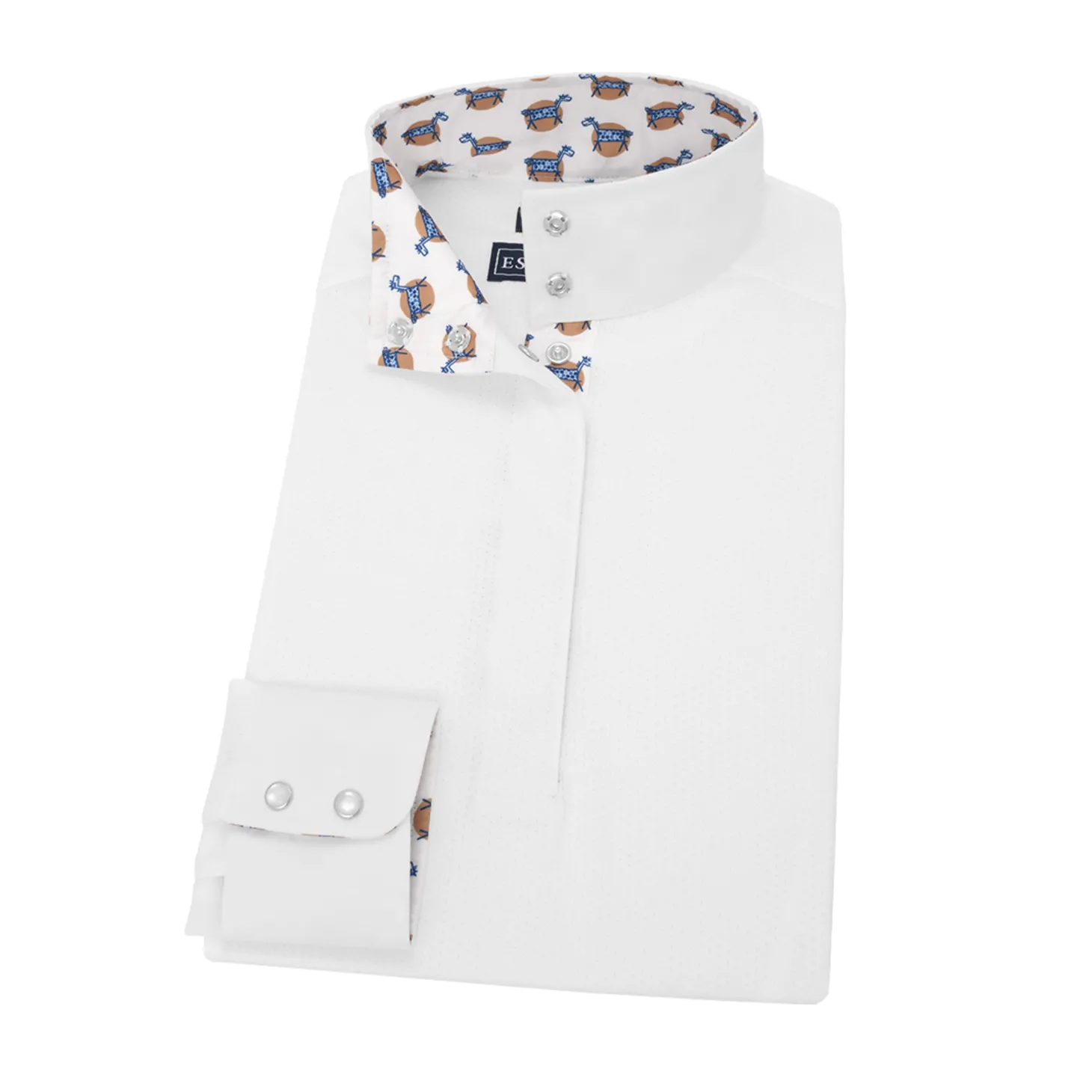 Essex Classics Ladies’ Talent Yarn® Straight Collar Long Sleeve Show Shirt