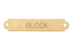 Fancy Saddle Nameplate