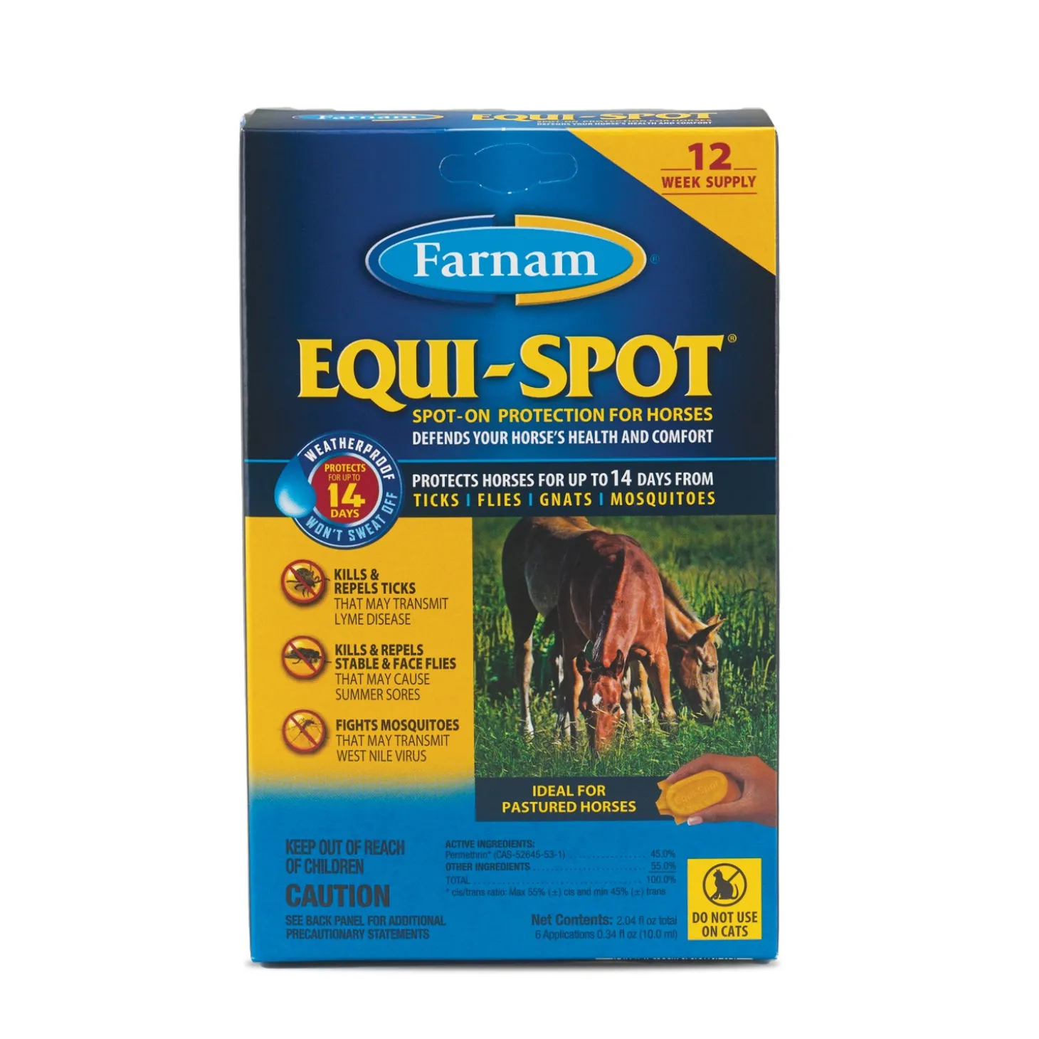 Farnam® Equi-Spot® Spot-On Fly Control - 12 week