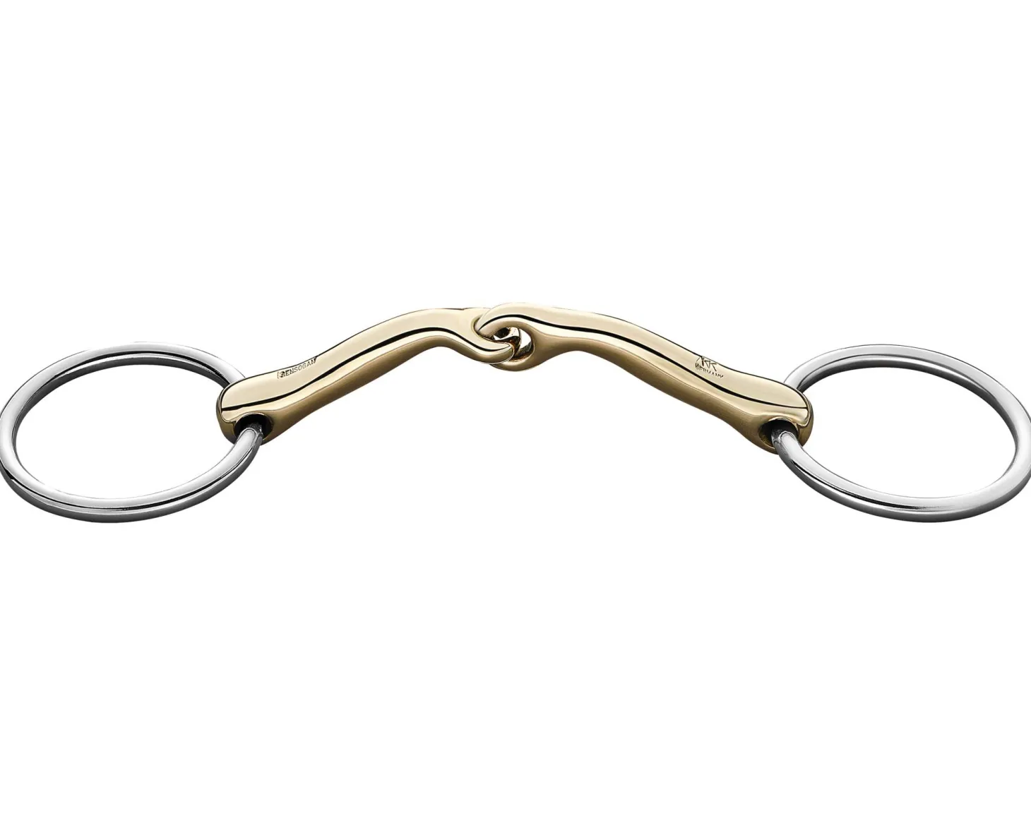 Herm Sprenger® Sensogan® KK Bradoon -14mm mouth; 55mm rings