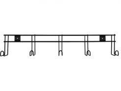 5-Hook Wall-Mount Tack Bar