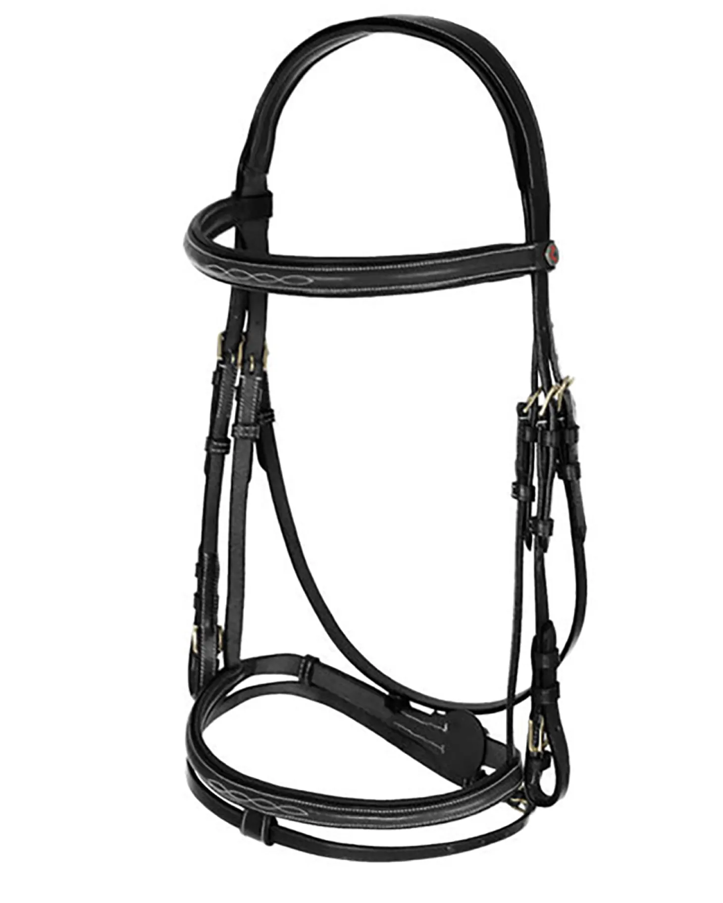 Horze Constance Padded Flash Snaffle Bridle