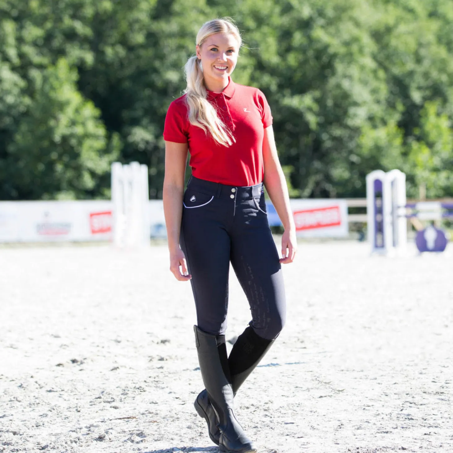 Horze Ladies’ Nordic Performance Full-Seat Breech with Silicone Grip