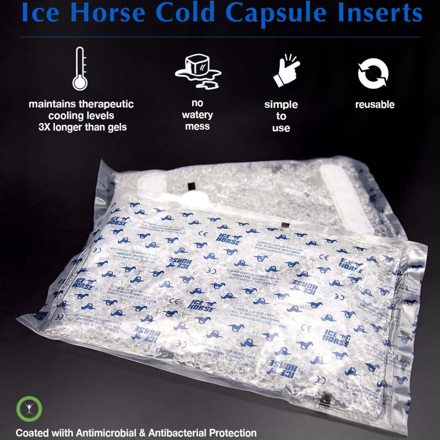 Ice Horse® Cold Capsule™ Inserts - 4 Pack