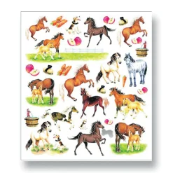 Kelley and Company Colorful Horse Stickers