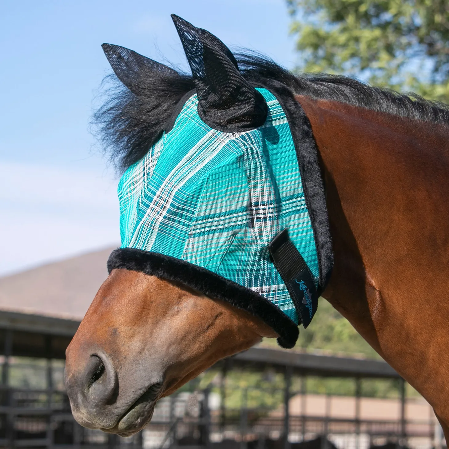 Kensington™ Signature Fly Mask with Plush Fleece, Ears & Forelock Hole