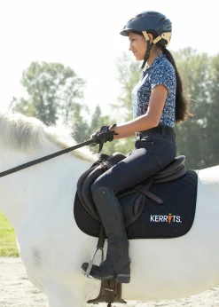 Kerrits Kids’ Stretch Denim Knee-Patch Breech