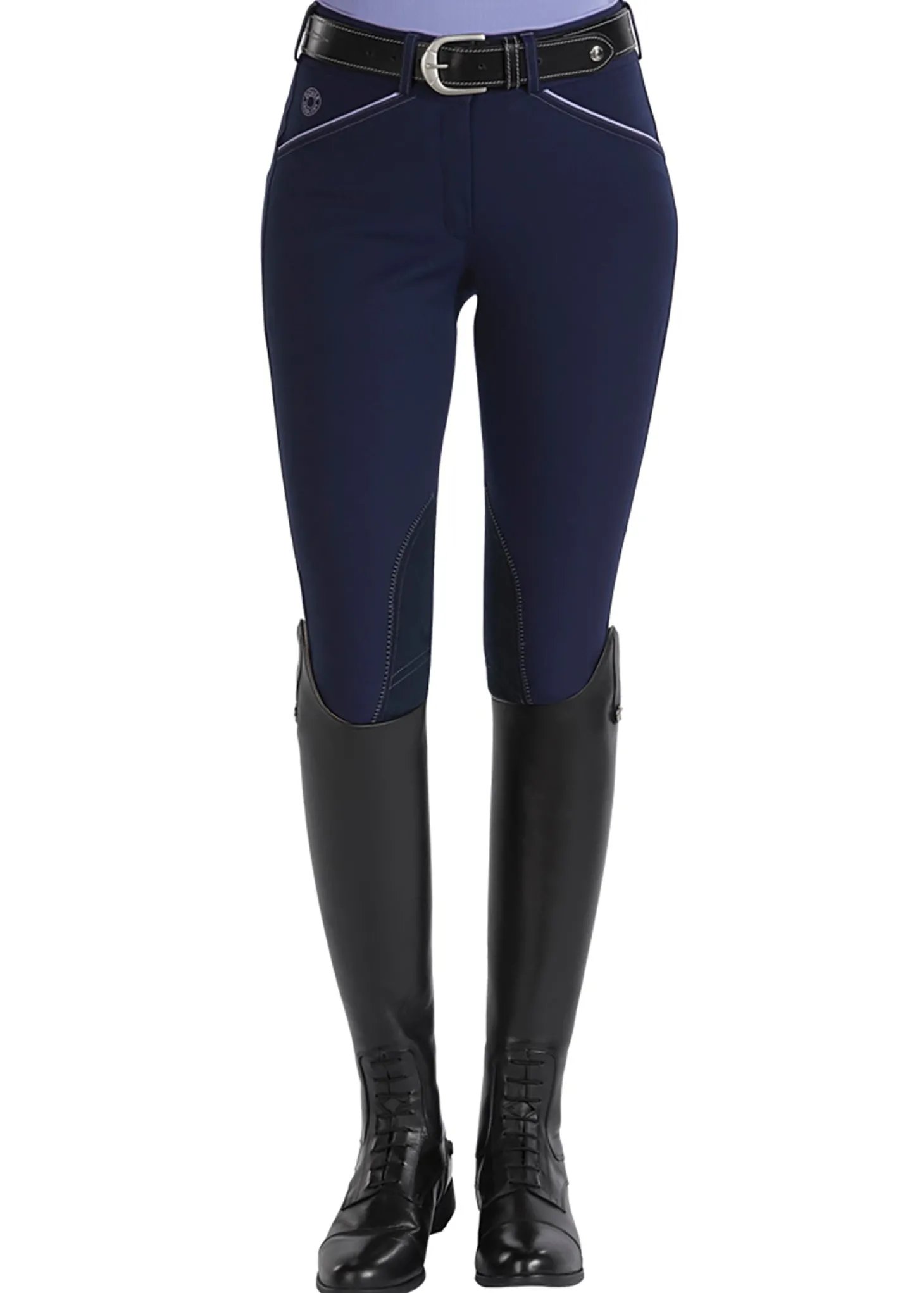 Ladies’ Wellesley Classic Piped Knee-Patch Breech