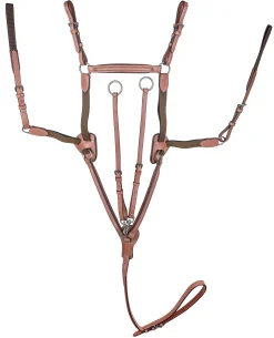Laureate by Henri de Rivel Raised Fancy-Stitched 5-Point Breastplate with Running Attachment
