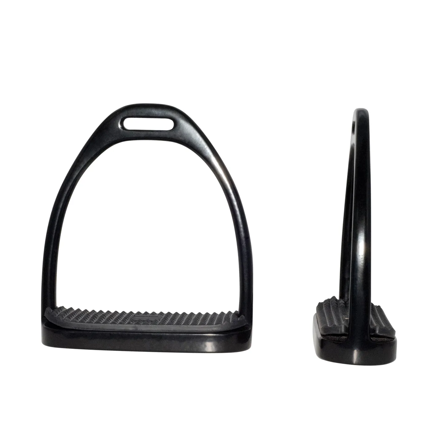 Metalab Aluminum Fillis Stirrups with Black Footpads
