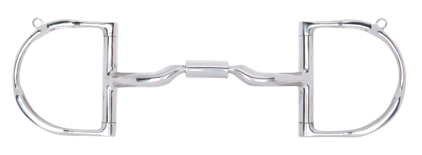 Myler® Low Port Medium D-Ring MB 04 with Hooks