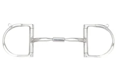 Myler® Medium D-Ring Wide Barrel MB 02 Comfort Snaffle with Hooks