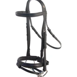 Otto Schumacher Cut-Back Crown Snaffle Bridle