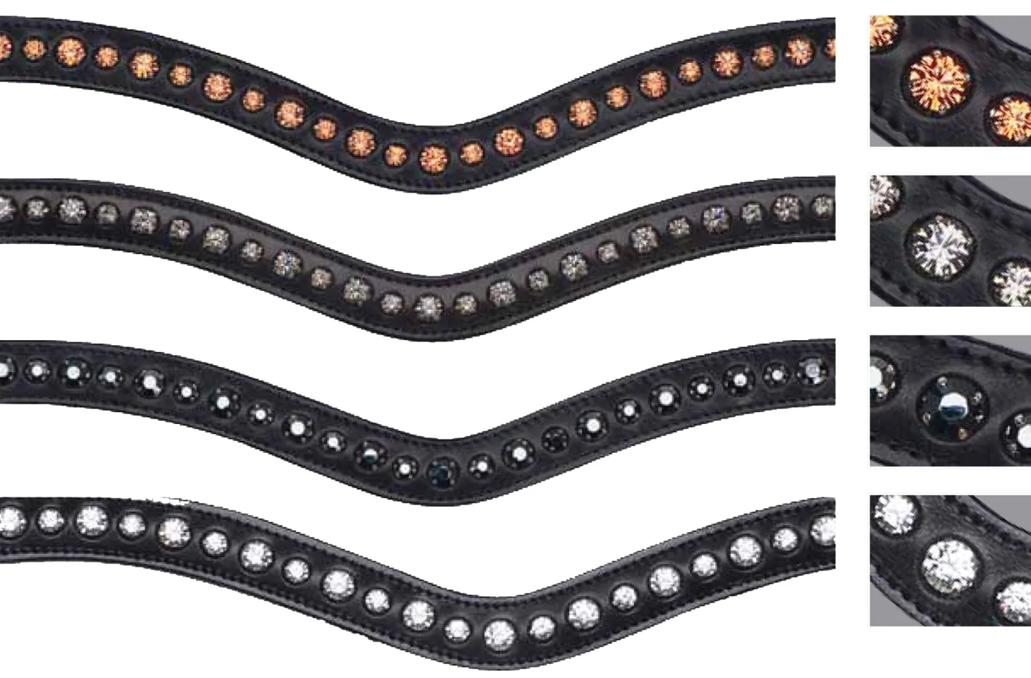 Otto Schumacher Fancy Stone Browband