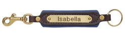 Perri’s® Padded Leather Key Chain with Nameplate