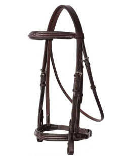 Perri’s® Professional Fancy-Stitched Leather Bridle