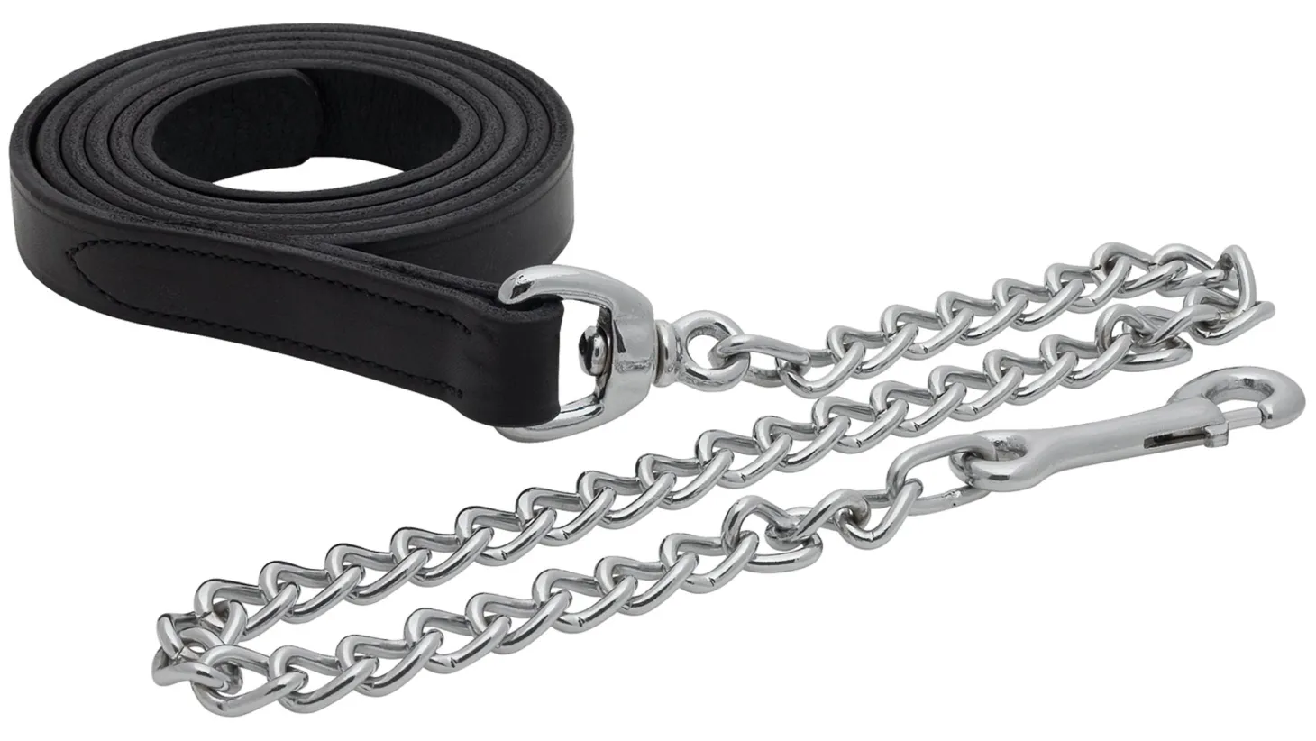 Perri’s® Stable Leather Lead with Shank