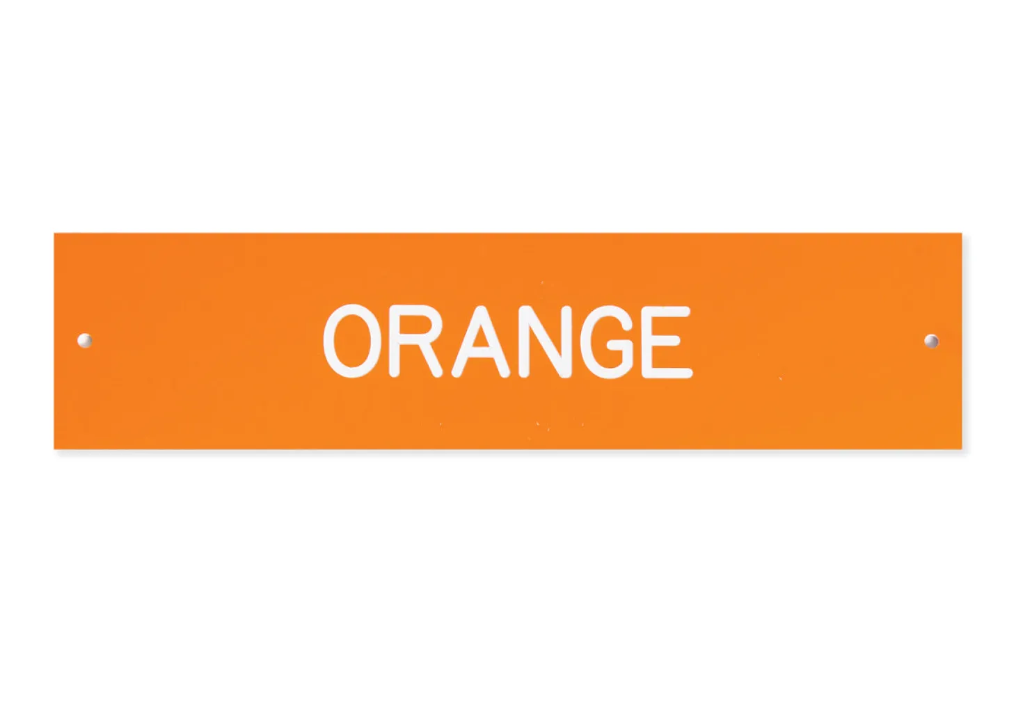 Plastic Stall Plate - 1 or 2 lines