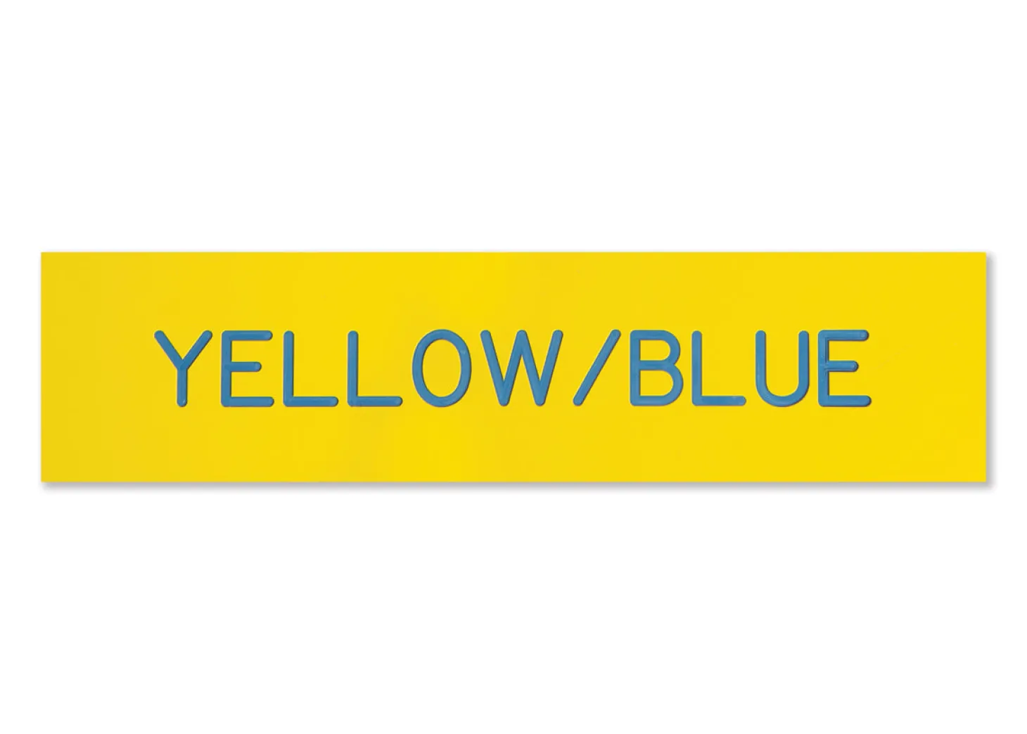 Plastic Stall Plate - 1 or 2 lines