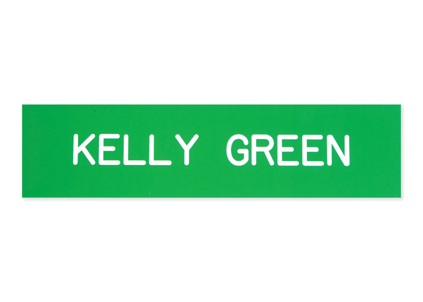 Plastic Stall Plate - 1 or 2 lines