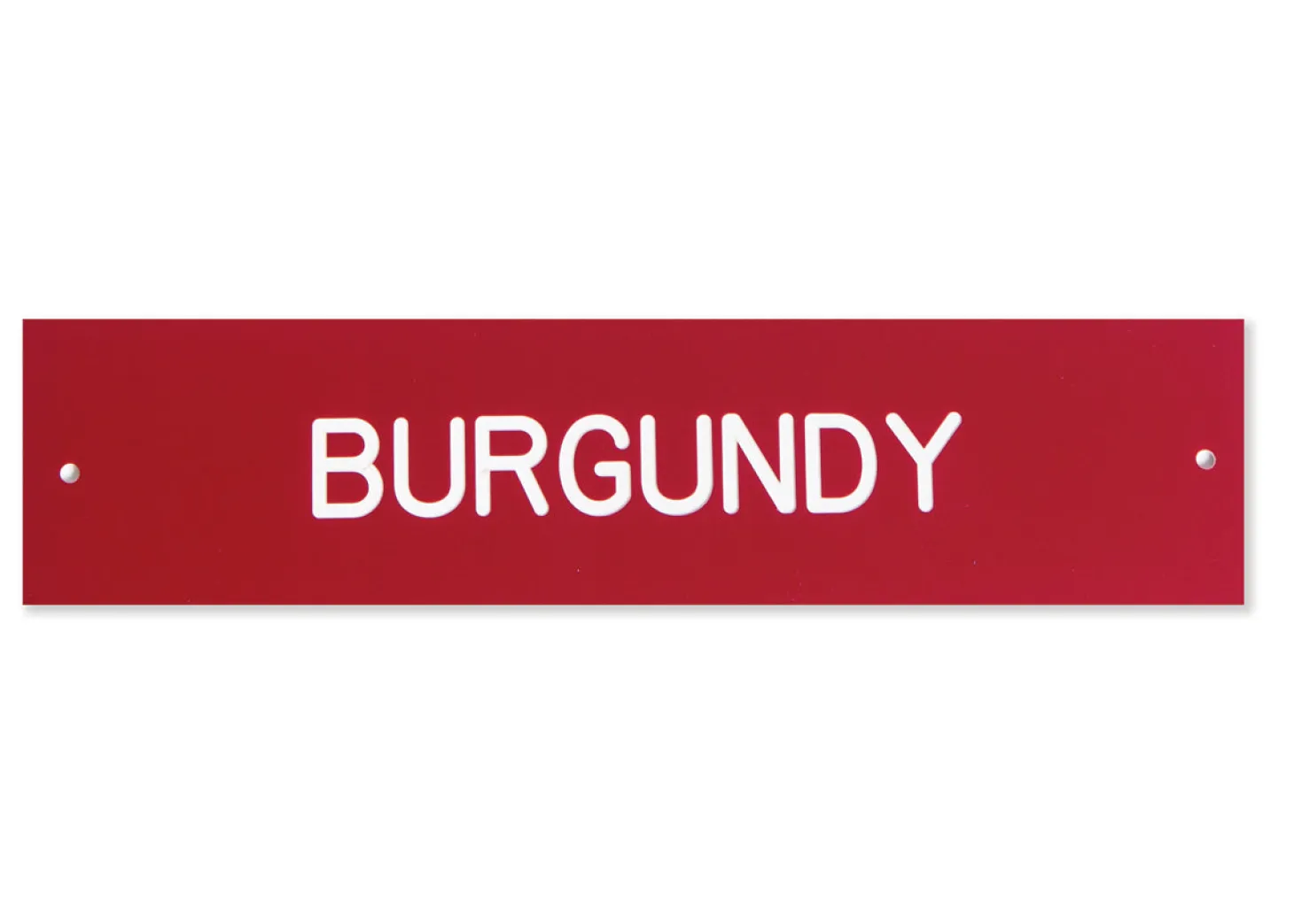 Plastic Stall Plate - 1 or 2 lines