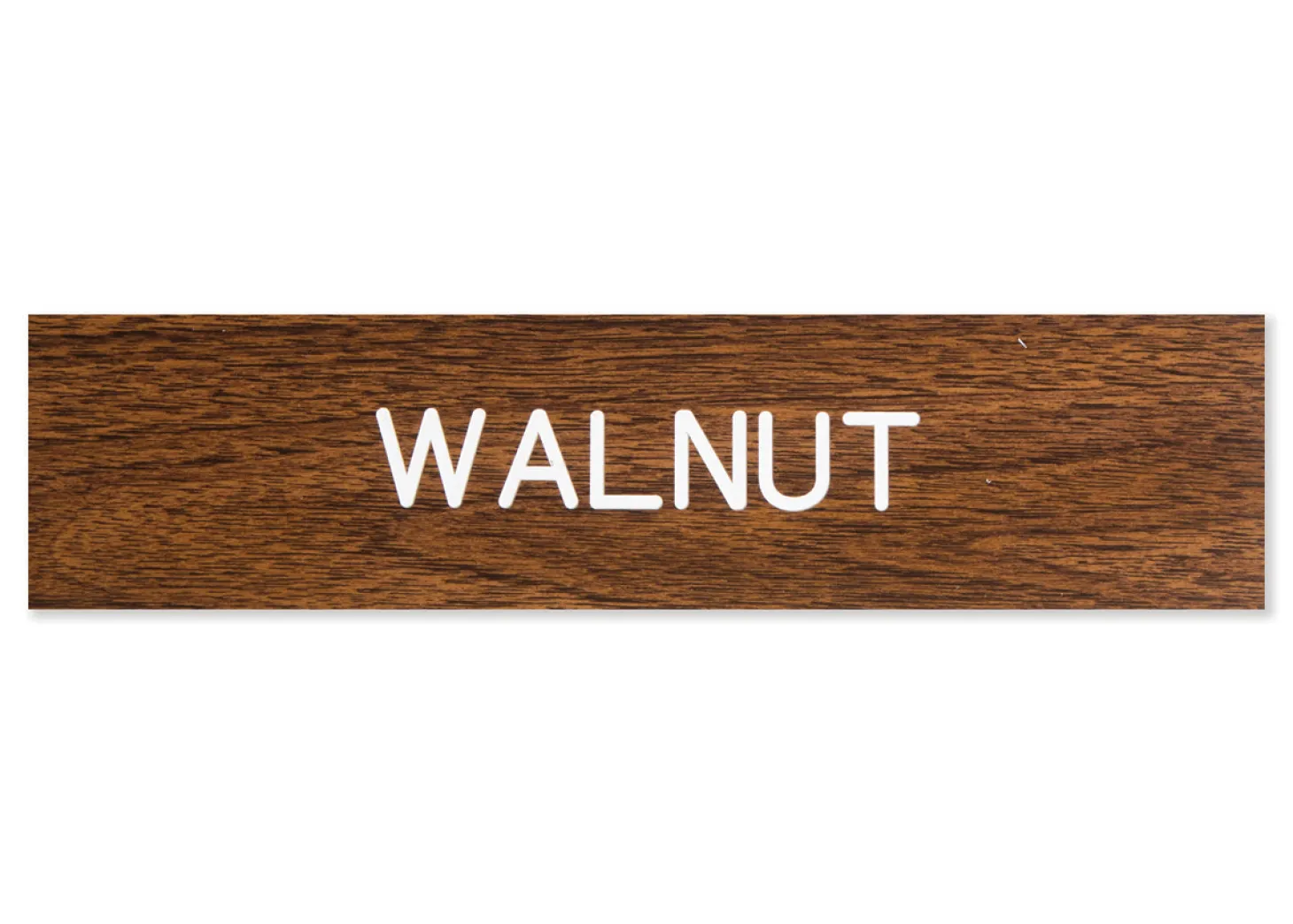 Plastic Stall Plate - 1 or 2 lines