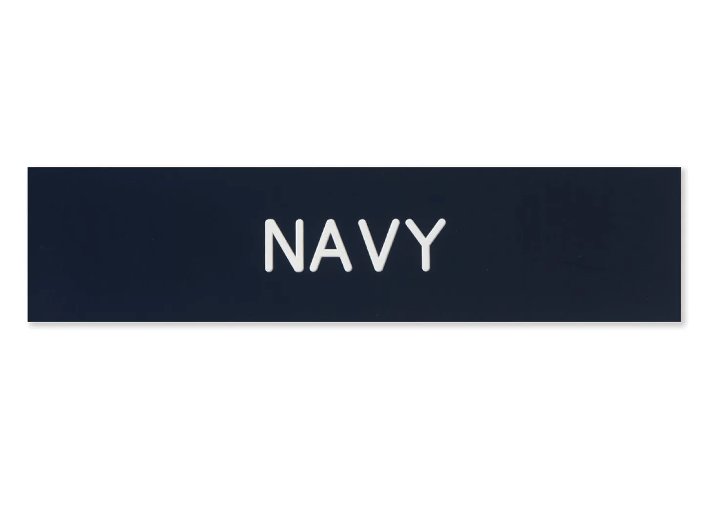 Plastic Stall Plate - 1 or 2 lines