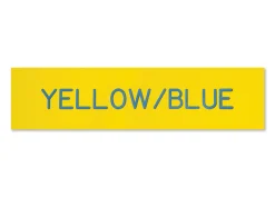 Plastic Stall Plate - 3 lines