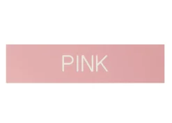 Plastic Stall Plate - 3 lines