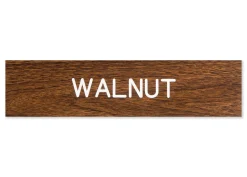 Plastic Stall Plate with Holder - 3 lines