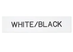 Plastic Stall Plate with Holder - 3 lines