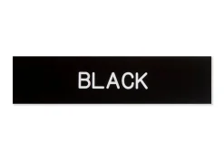 Plastic Stall Plate with Holder - 3 lines