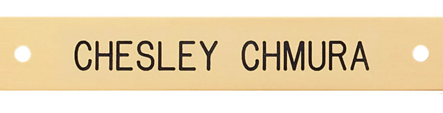 Rectangular Halter Nameplate - 1 or 2 lines