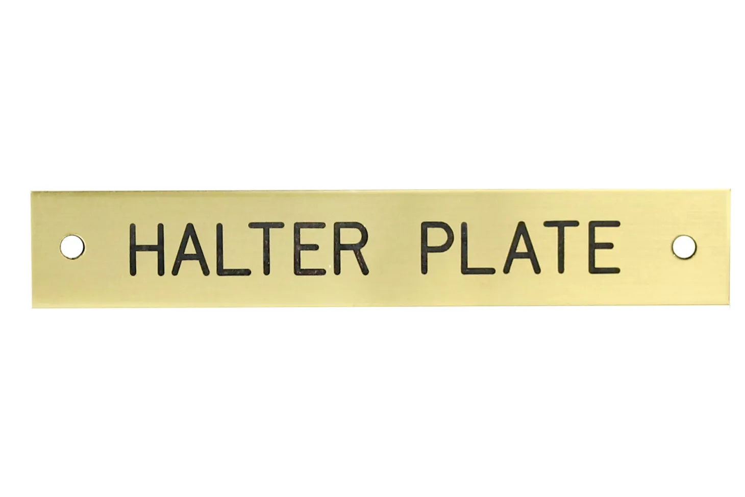 Rectangular Halter Nameplate - 1 or 2 lines